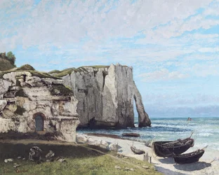 The Cliffs at Etretat After the Storm, 1870